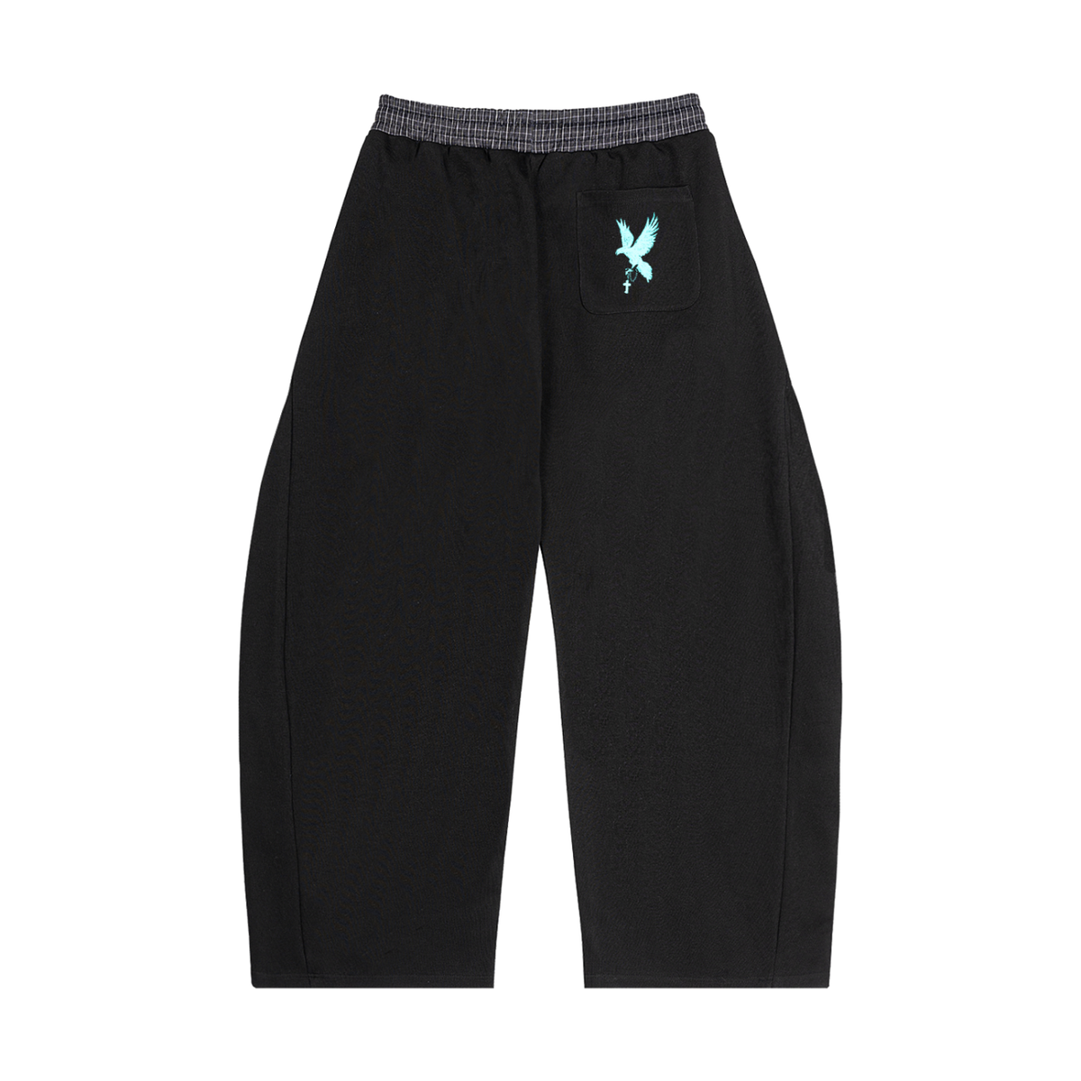 HDMD Logo "Plaid Barrel Sweatpants"
