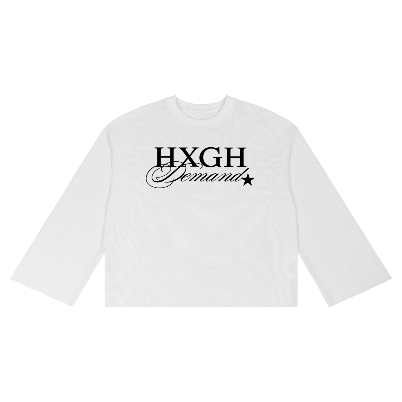 “Judged By God” Waffle Raw Edge T-Shirt