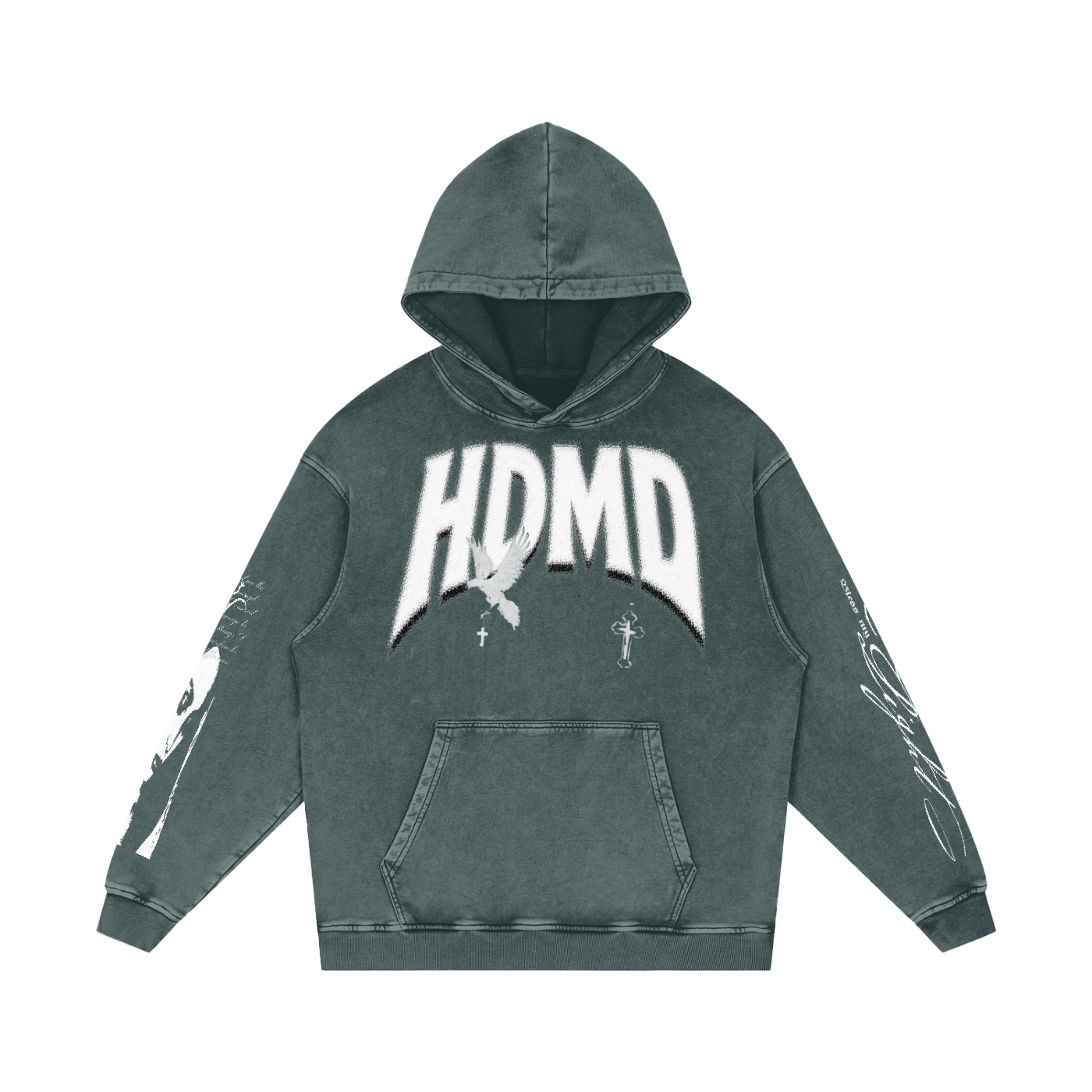 JBG “Graphic Snow Washed Hoodie”