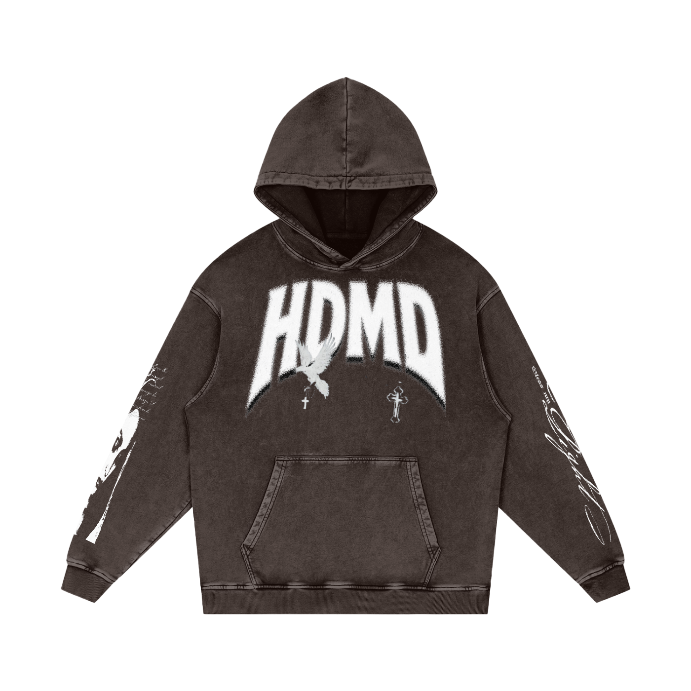 JBG “Graphic Snow Washed Hoodie”