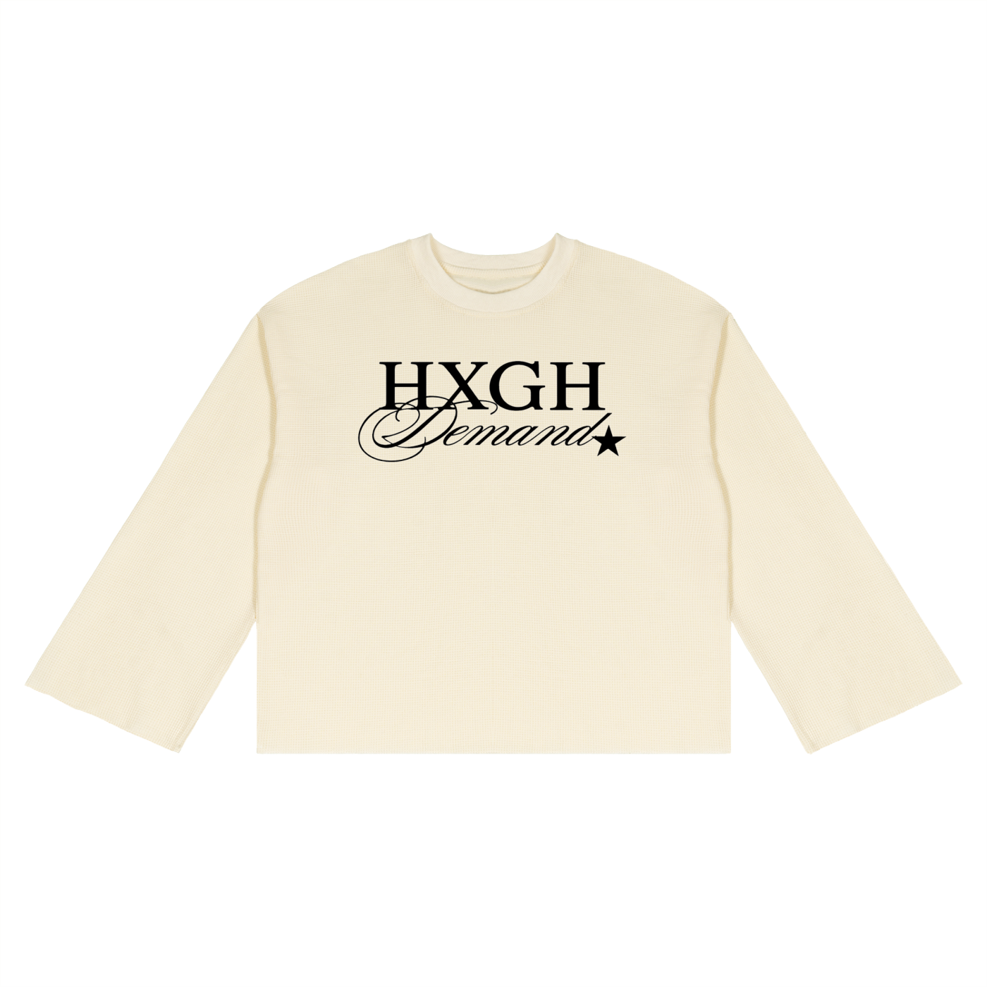 “Judged By God” Waffle Raw Edge T-Shirt